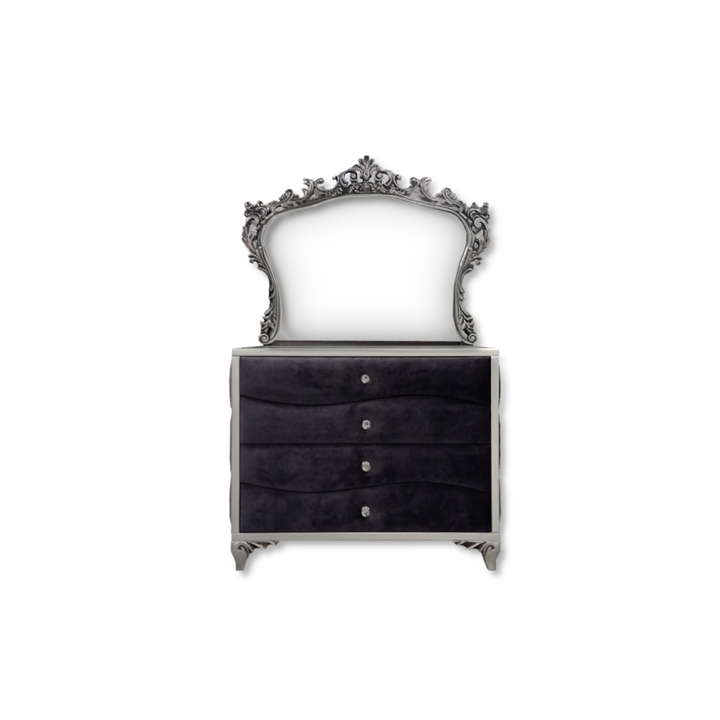 Commode avec miroir Sultan Caprice anthracite