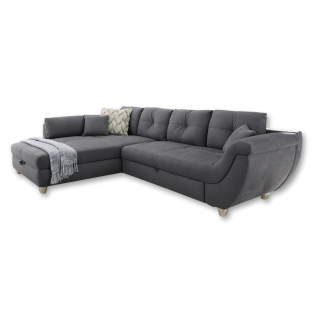 Salon d'angle Maranello gris