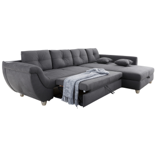 Salon d'angle Maranello gris