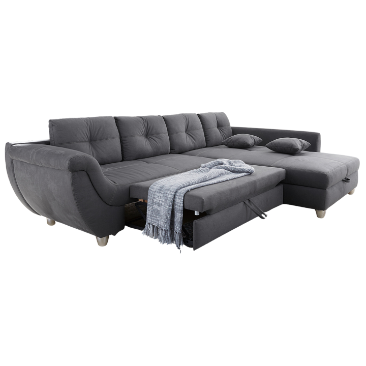 Salon d'angle Maranello gris