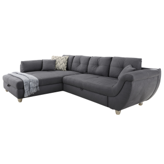 Salon d'angle Maranello gris