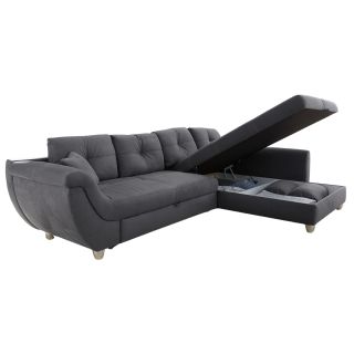 Salon d'angle Maranello gris