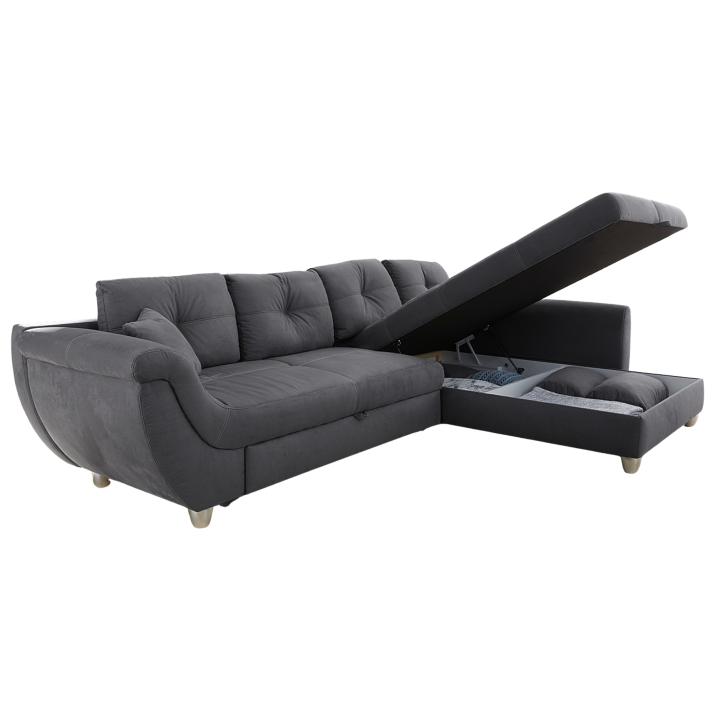 Salon d'angle Maranello gris