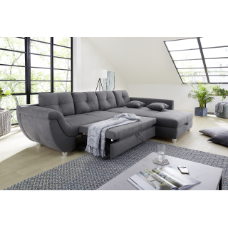 Salon d'angle Maranello gris