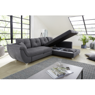 Salon d'angle Maranello gris