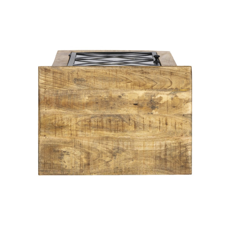Colonne Barn 009 bois massif mangue