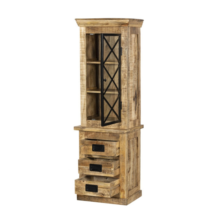 Colonne Barn 009 bois massif mangue