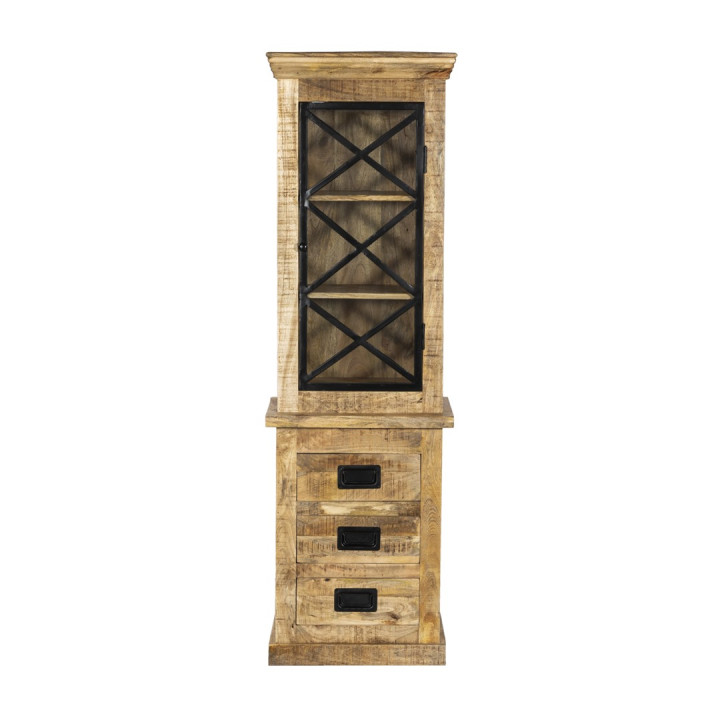 Colonne Barn 009 bois massif mangue