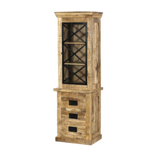 Colonne Barn 009 bois massif mangue