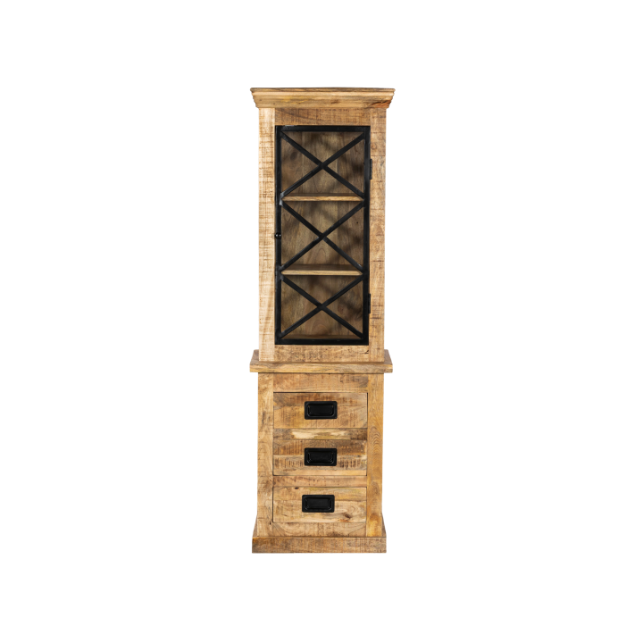 Colonne Barn 009 bois massif mangue
