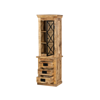 Colonne Barn 009 bois massif mangue