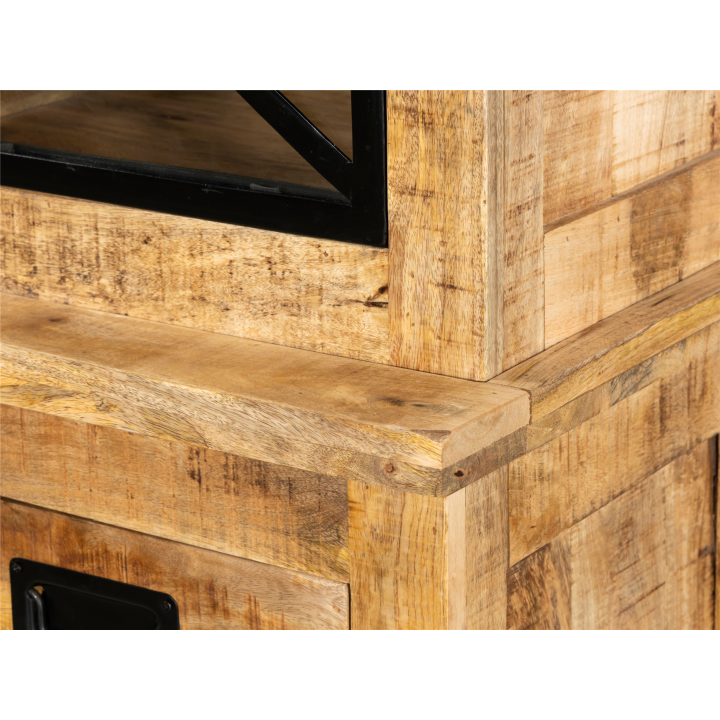 Colonne Barn 009 bois massif mangue