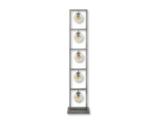 Lampadaire Tower 5X Verre 7772/29