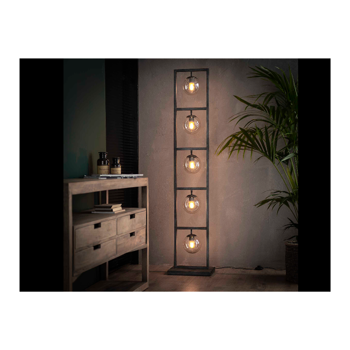 Lampadaire Tower 5X Verre 7772/29