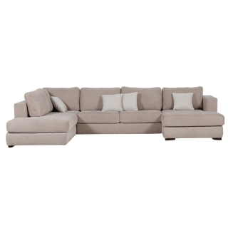 Salon panoramique Rocco beige (sens inverse)
