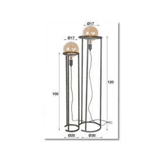 Set de 2 lampadaire 7999 / 29