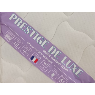 Matelas 160x200 Prestige de luxe ressorts biconique