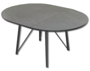 Table ronde avec allonge Wacko 120D EP79 HP06