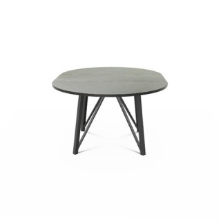 Table ronde avec allonge Wacko 120D EP79 HP06