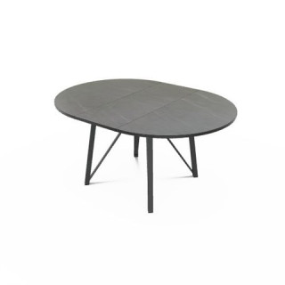 Table ronde avec allonge Wacko 120D EP79 HP06