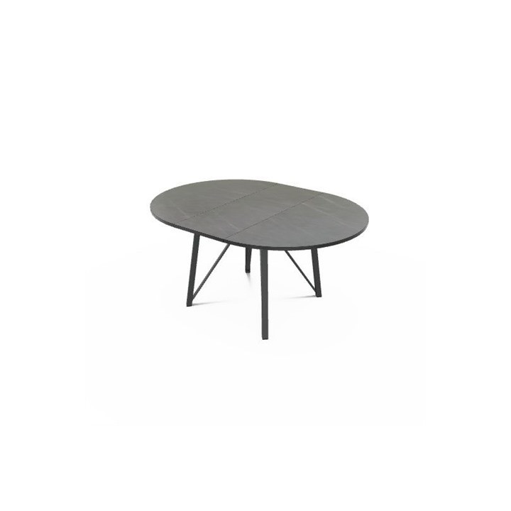 Table ronde avec allonge Wacko 120D EP79 HP06