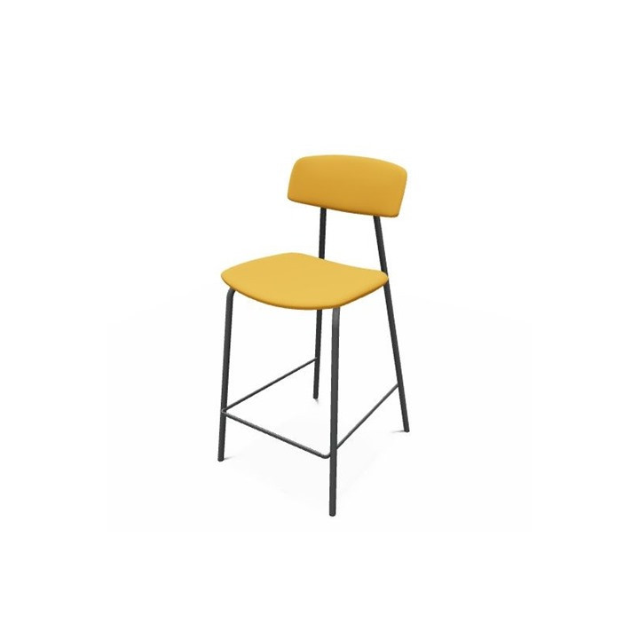 Tabouret de bar Lazio HT65 EP79 M310 Jaune