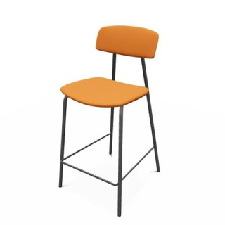 Tabouret de bar Lazio HT65 EP79 M320 Orange