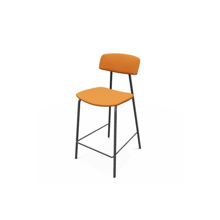 Tabouret de bar Lazio HT65 EP79 M320 Orange