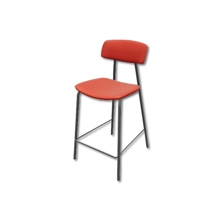 Tabouret de bar Lazio EP79 M339 Rouge