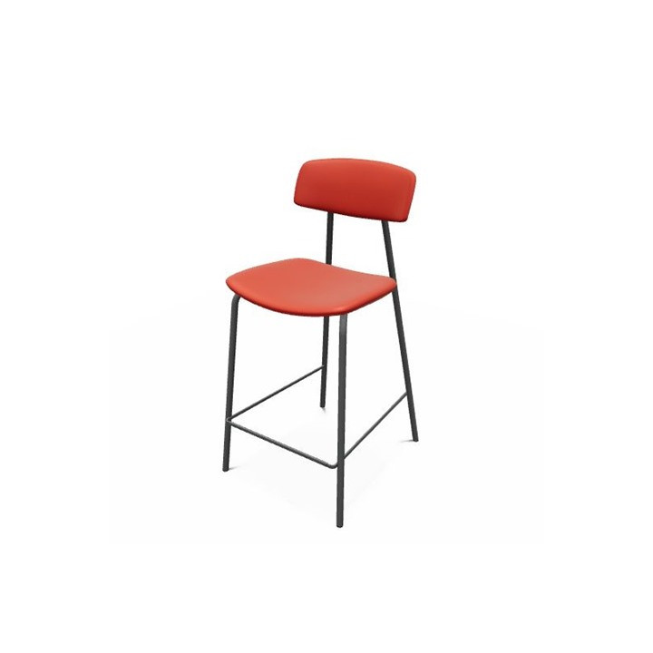 Tabouret de bar Lazio EP79 M339 Rouge