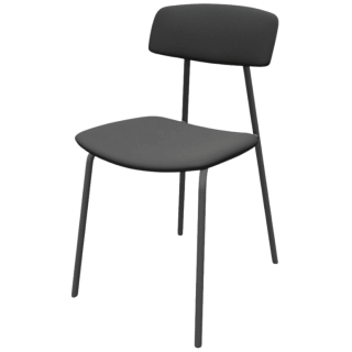 Chaise Lazio noir