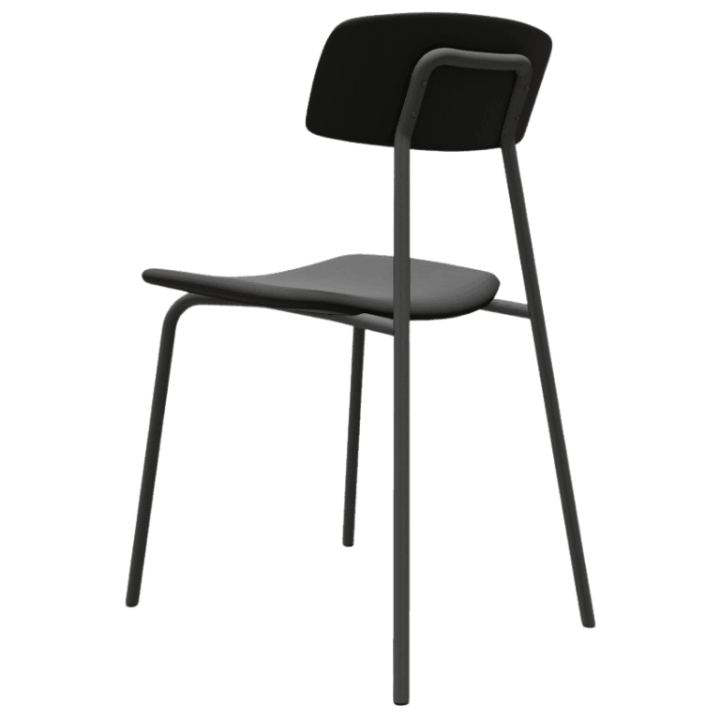 Chaise Lazio noir