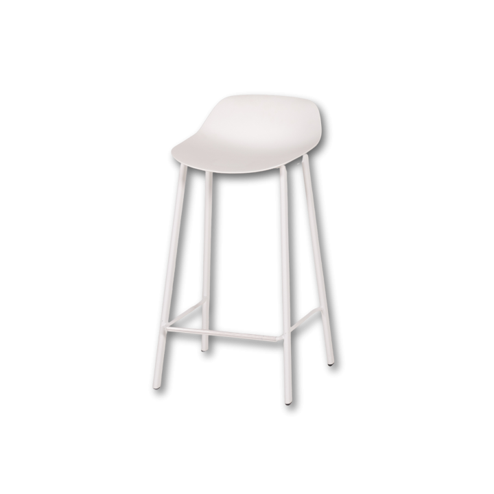 Tabouret de bar Louis HT65 EP91 PP91 Blanc