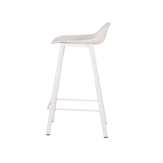 Tabouret de bar Louis HT65 EP91 PP91 Blanc