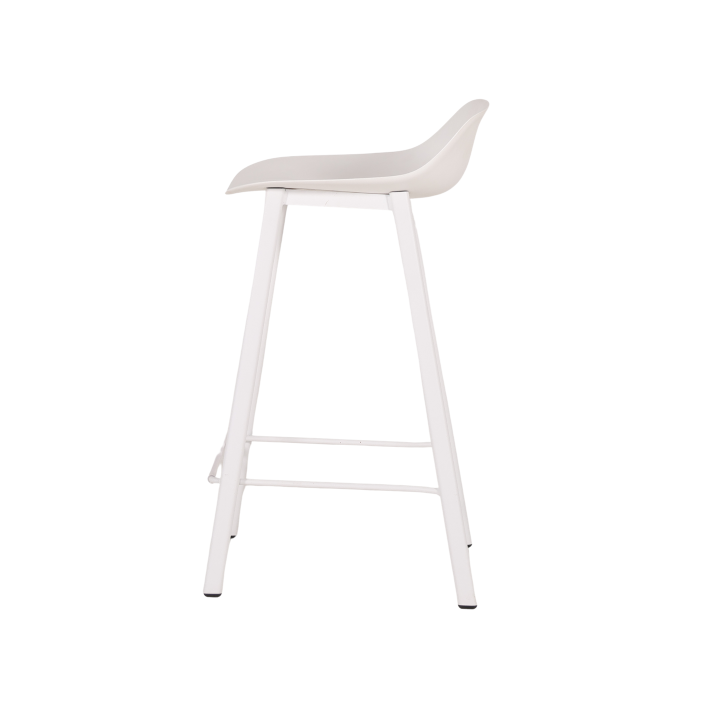 Tabouret de bar Louis HT65 EP91 PP91 Blanc