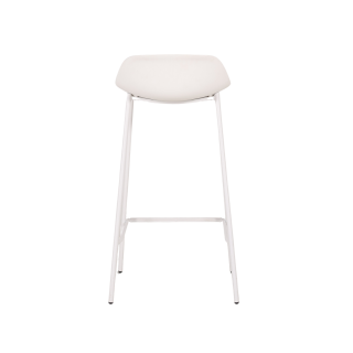 Tabouret de bar Louis HT65 EP91 PP91 Blanc