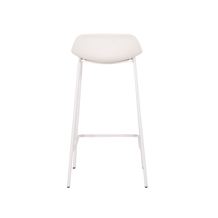 Tabouret de bar Louis HT65 EP91 PP91 Blanc