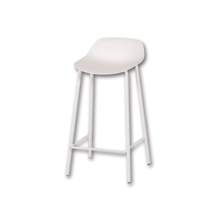 Tabouret de bar Louis HT65 EP91 PP91 Blanc