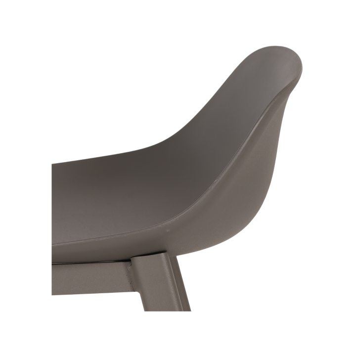 Tabouret de bar Louis HT65 EP88 PP88 Taupe