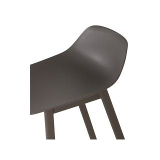 Tabouret de bar Louis HT65 EP88 PP88 Taupe