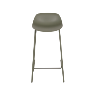 Tabouret de bar Louis HT65 EP60 PP60 Vert gris