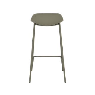 Tabouret de bar Louis HT65 EP60 PP60 Vert gris
