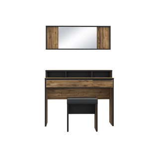 Coiffeuse + miroir + banc Jabim