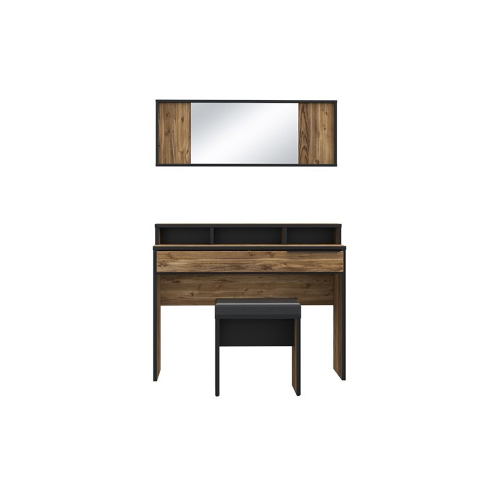 Coiffeuse + miroir + banc Jabim
