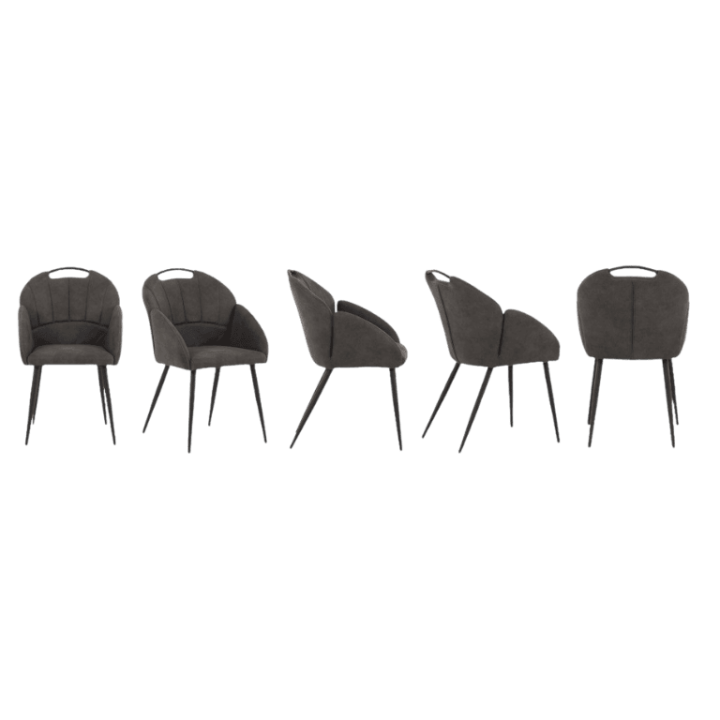 Chaise ST2005 Tissu anthracite