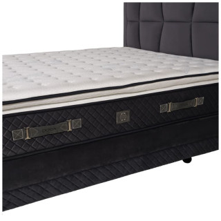 Lit coffre 160x200 Chakra gris
