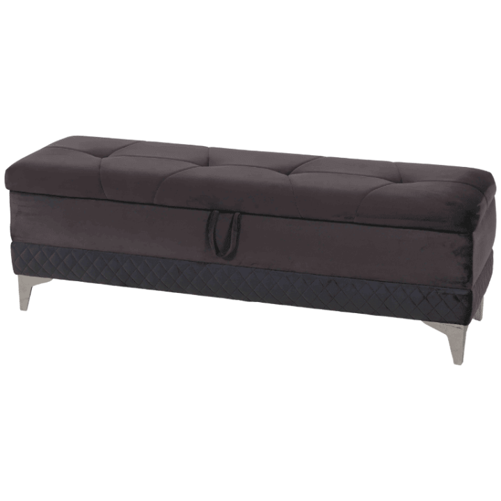 Banc Chakra satin gris