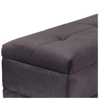 Banc Chakra satin gris