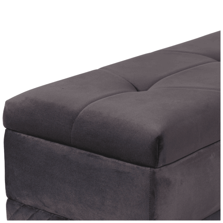 Banc Chakra satin gris
