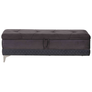 Banc Chakra satin gris